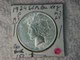 1924 P Peace Dollar