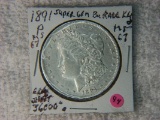 1891 P Morgan Dollar