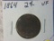 1864 2 Cent Copper World War 2 Era Coin