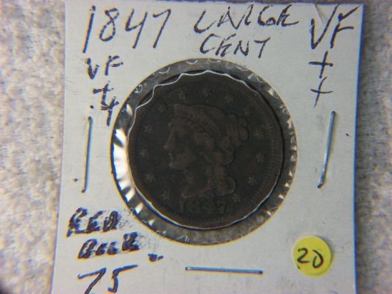 1847 Large Cent