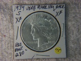 1934 S Peace Dollar