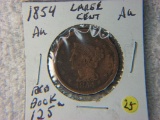 1854 Large Cent