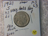 1921 S Buffalo Nickel