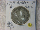 1909 P Barber 1/2 Dollar