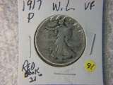 1917 P Walking Liberty 1/2 Dollar