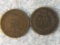 (2) 1900 & 1907 Indian Head Cent