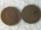 (2) 1900 & 1903 Indian Head Cent