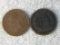 (2) 1897 & 1905 Indian Head Cents