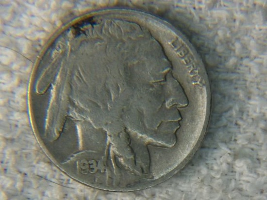 1934 Buffalo Nickel