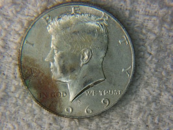 1969 D Kennedy 1/2 Dollar