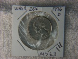 1996 D Washington Quarter