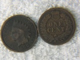 (2) 1900 & 1906 Indian Head Cent
