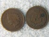 (2) 1900 & 1903 Indian Head Cent