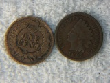 (2) 1905 & 1893 Indian Head Cents