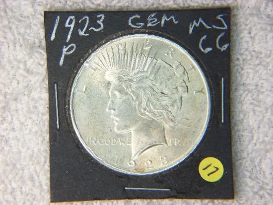 1923 P Peace Dollar