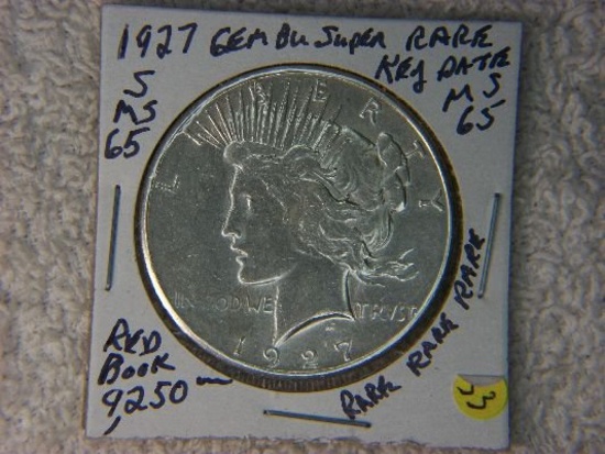 1927 S Peace Dollar