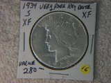 1934 S Peace Dollar