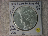 1922 S Peace Dollar