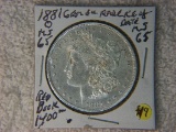 1881 O Morgan Dollar