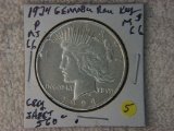 1924 P Peace Dollar