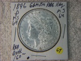 1896 P Morgan Dollar