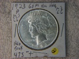 1923 P Peace Dollar