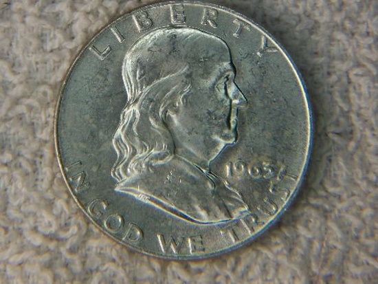 1963 D Franklin 1/2 Dollar