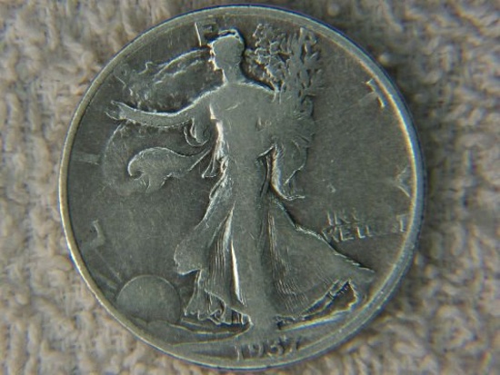 1937 D Walking Liberty 1/2 Dollar