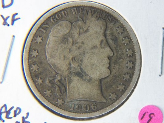1906 D Barber 1/2 Dollar