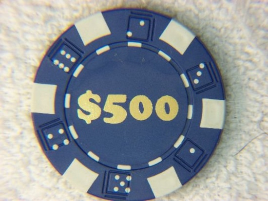 United States Air Force $500.00 Poker Chip