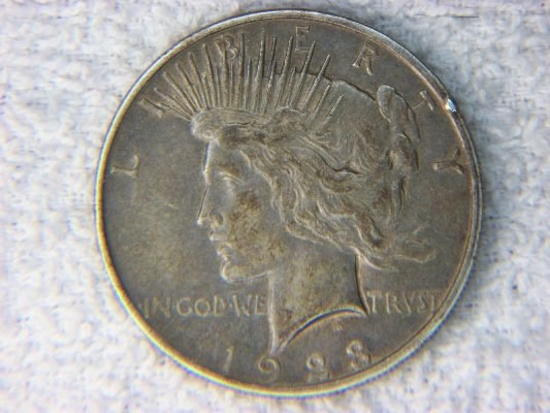 1923 Peace Dollar 90% Silver