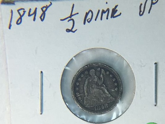 1848 1/2 Dime