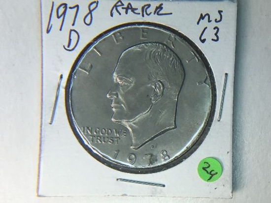 1978 D Eisenhower Dollar