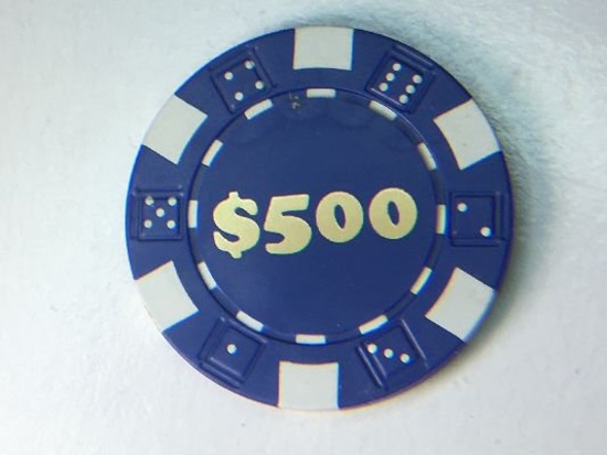 U.S. Air Force $500.00 Poker Chip