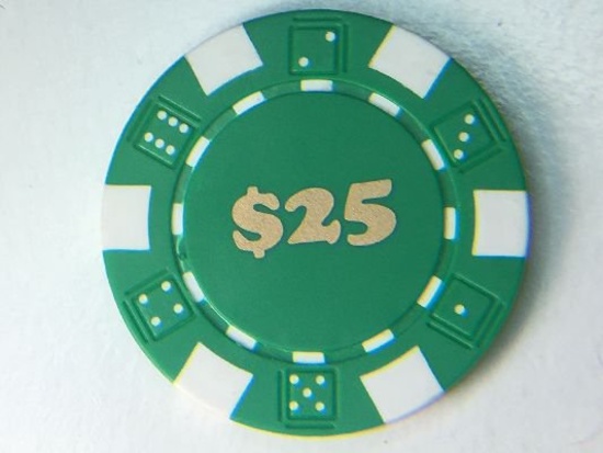 U.S. Air Force $25.00 Poker Chip