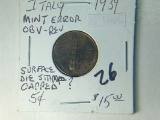 1934 Italy Possible Mint Error? Rare