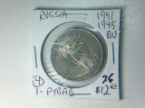1941-1945 Russia 1 Rubel