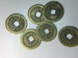 (6) Chinese Brass Coins