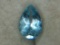 2.22 Carat Pear-shaped Blue Topaz