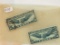 (2) United States 30 Cent Transatlantic Stamps