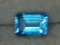 1.18 Carat Emerald Cut Swiss Blue Topaz
