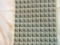 2 Cent Frank Lloyd Wright 100 Stamp Sheet