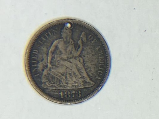 1873 Liberty Seated Dime
