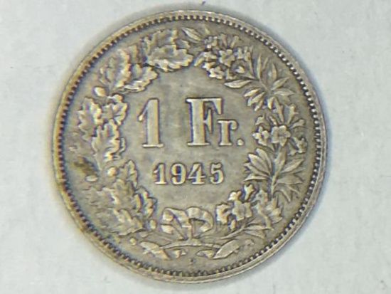 1945 Swiss 1 Franc