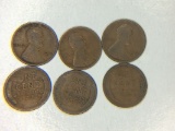 (6) 1917 D Lincoln Cent