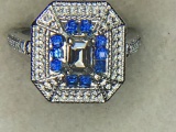 .925 Ladies Sapphire Ring