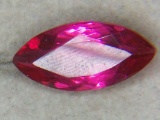 11.75 Carat Marquise Cut Red Topaz