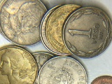 (1) Lot Of Foreign Coins