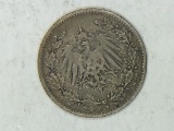 1906 German 1/2 Mark