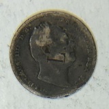 1834 William Iv Great Britain 6 Pence